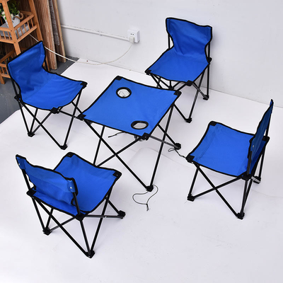 Travel Outdoor Przenośny składany stół i zestaw krzeseł Aluminiowy składany stół z krzesłami