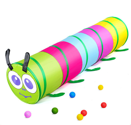 130MM 100MM Outdoor Camping Namiot Pop Up Play Namiot i tunel z tkaniny poliestrowej