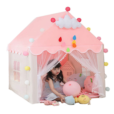 40CM Sześciokątny namiot kempingowy na zewnątrz Różowy zamek księżniczki Playhouse Outdoor ODM